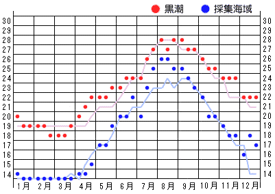 2015年水温グラフ