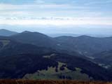 View of Alps from Belchen (Schwarzwald)