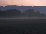 Laacher See in autumn morning