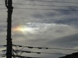 very bright parhelion