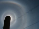 9-degree Halo, 18-degree Halo, 20-degree Halo, 22-degree Halo, 24-degree Halo?, 24-degree Parhelion?, and 35-degree Halo