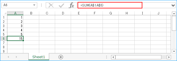 SUM関数サンプル