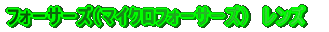 �t�H�[�T�[�Y�i�}�C�N���t�H�[�T�[�Y�j�@�����Y 