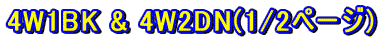 4W1BK & 4W2DN(1/2�y�[�W)