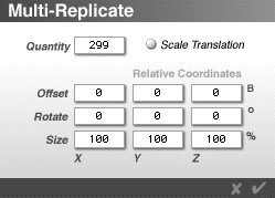Multi-Replicate Dialog