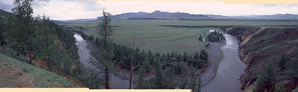 Panorama View of Orkhon River