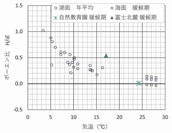 ボーエン比海湖森林暖候期