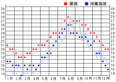 2021年水温グラフ