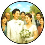 穴から見える絵