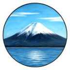 穴から見える絵