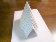 画用紙の造形