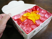 花を入れた様子