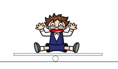 簡単な地震体験板