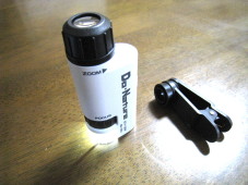 携帯型の顕微鏡