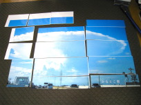 縦横５×５枚を１枚にする