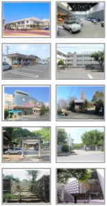 公共施設やお店等の写真カード