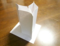 画用紙のペン立て