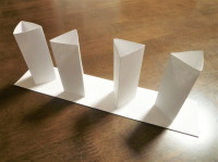 画用紙のペン立て