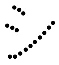 点線の文字