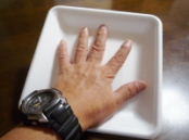 発砲スチロールのパック