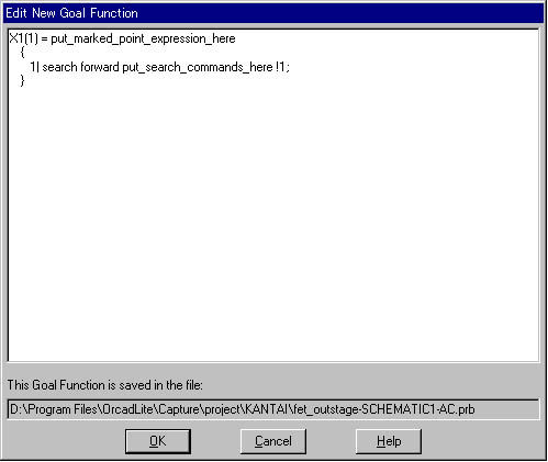 Edit New Goal Function