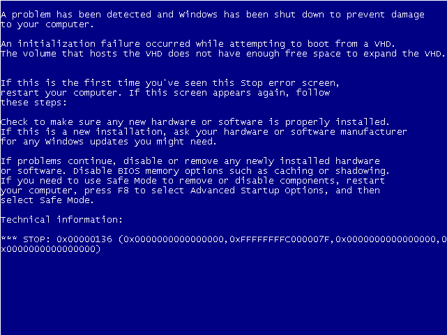 VHD�u�[�gBSOD