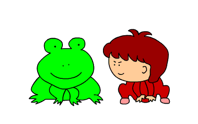 かえるの様子