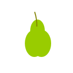 wordで描いたイチゴのイラスト