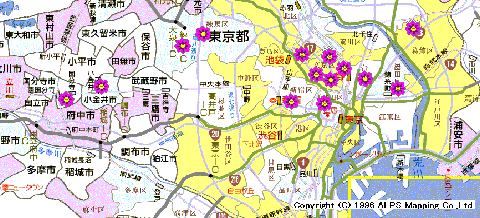 東京春便りマップ