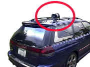 ���[�t���[����ɐݒu�����ԊO�X�s�[�J�[