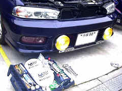 �W�W�X�h���C�r���O�J�b�g�𑕒������Ƃ���