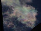 三日連続の彩雲
