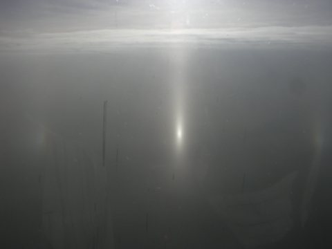 映日、映幻日、太陽柱