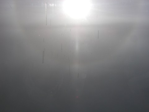 太陽柱と映日と内暈