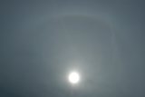 22-degree Halo and slightly seen Upper Tangent Arc