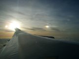 Parhelion from a Plane