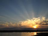 Parhelion and Crepuscular Rays