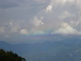 Rainbow (and Interference Bows) near the Horizon