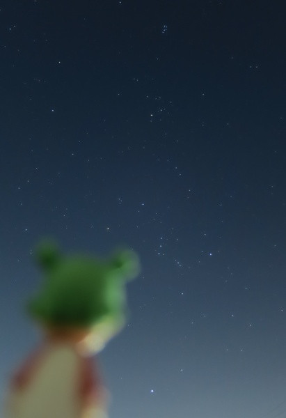 シリウス〜オリオン座〜すばる のあたり