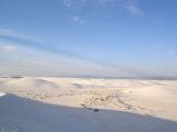 Anticrepuscular Rays and the White Sands