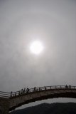 22-degree Halo over Kintai-kyo Bridge