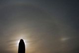 Parhelion and 22-degree Halo