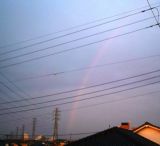 Rainbow just before Sunset