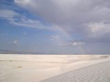 rainbow upon the White Sands
