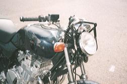 ��ꂽ�o�C�N