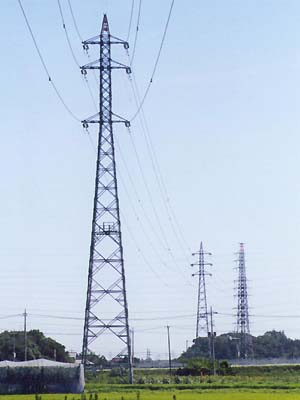 富塚線 上流方向を見ると