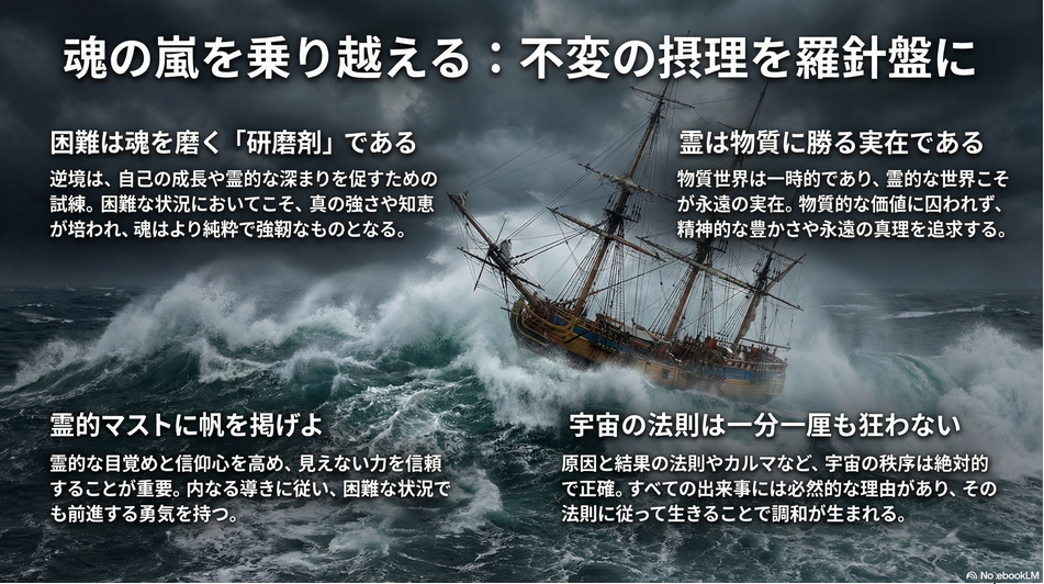 荒海を航海する船2