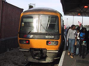 slough駅からWindsor & Eton Central駅まで乗った列車