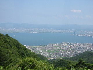 比叡山より琵琶湖遠望