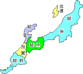 イメージマップ北陸道地図
